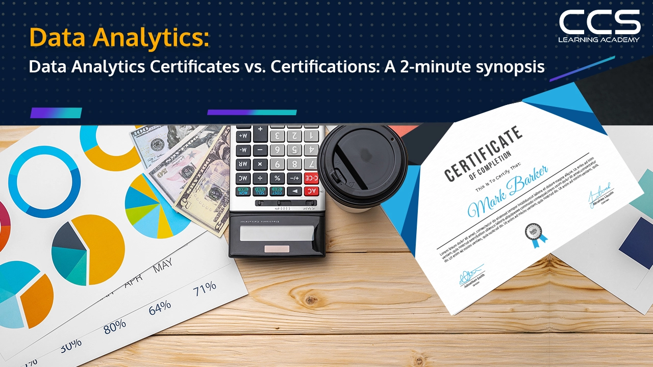 Data analytics certificate